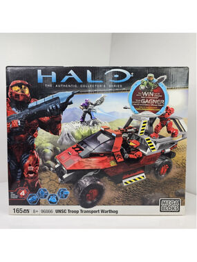 SEALED Mega Bloks Halo UNSC Troop Transport Warthog 96866 165pcs NEW